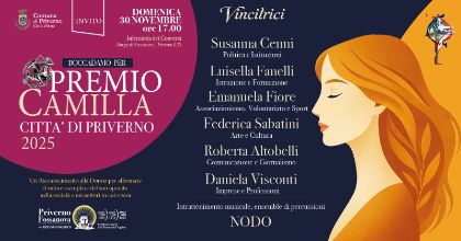Premio Camilla Città di Priverno 