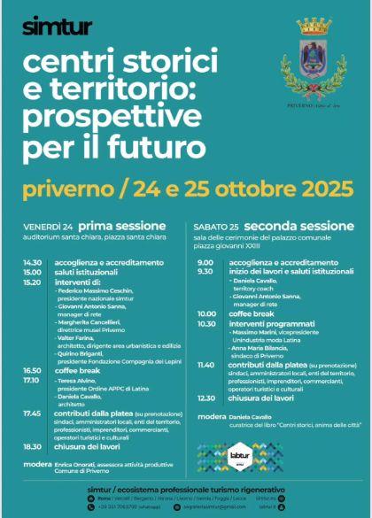 Seminario LABTUR SIMTUR - Centri storici e territorio: prospettive per il futuro Seminario LABTUR SIMTUR - Centri storici e territorio: prospettive per il futuro