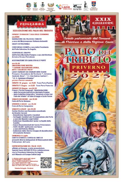Palio del Tributo di Priverno XXIX edizione Palio del Tributo di Priverno XXIX edizione
