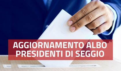 Domanda di iscrizione all'Albo dei Presidenti di seggio elettorale
