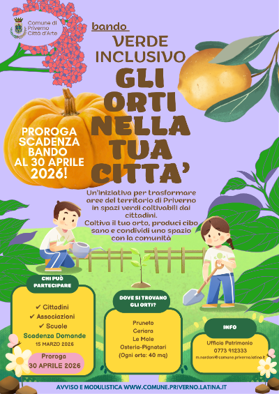 PROROGA 30 aprile 2026